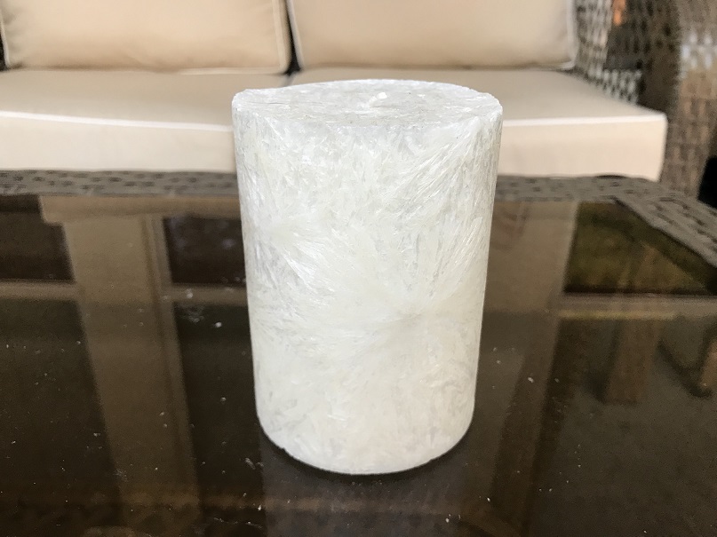 Round Container Candle Palm Wax